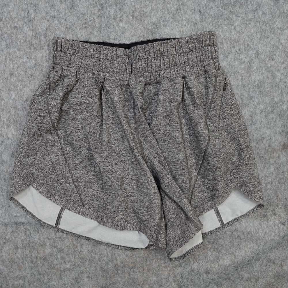 Lululemon Shorts Womens 4 Track That 5" Run Athletic Gym Workout Heathered Gray